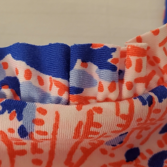 NWT Lilly Pulitzer UPF 50+ Luxletic Zahara Ruffle Sports Bra XXS - Picture 9 of 12